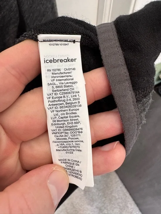 Men’s Icebreaker Merino Wool Descender Full Zip Outdoor Jacket Size XXL Like NEW - Picture 14 of 16